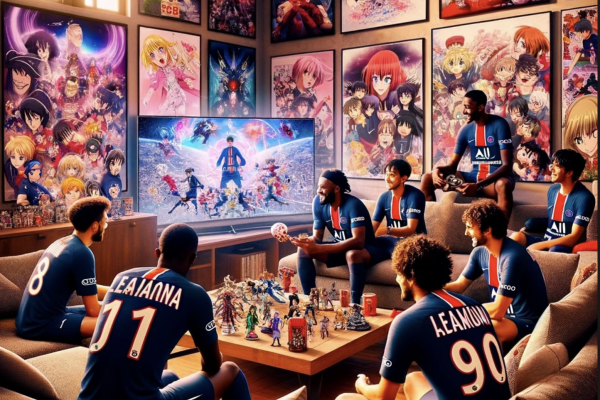 PSG footballers love anime